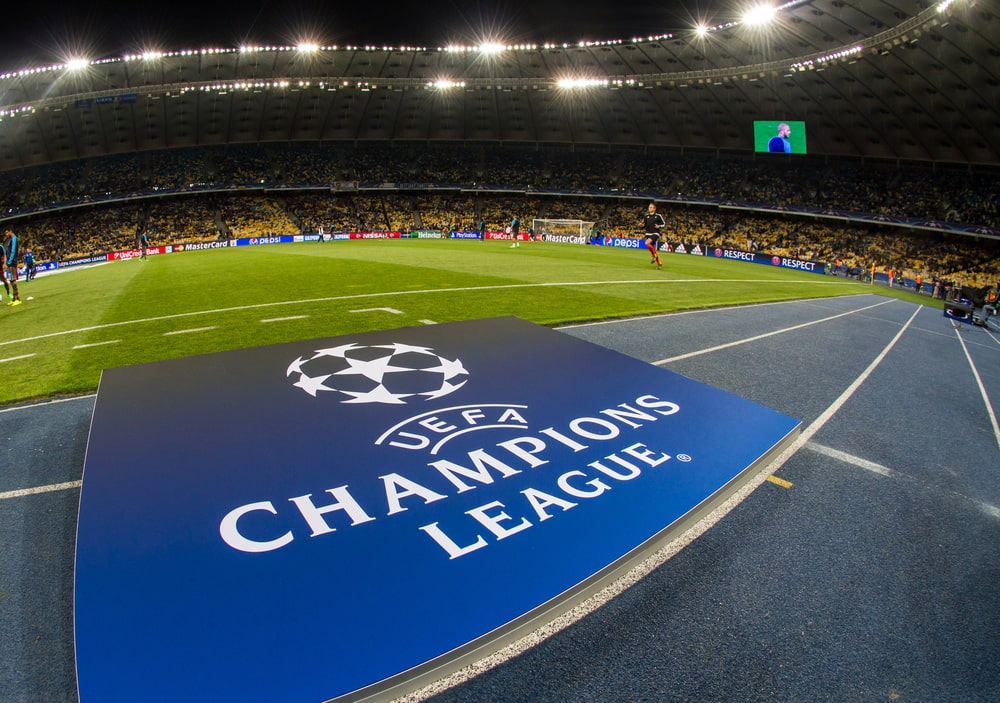 Champions League on stadium